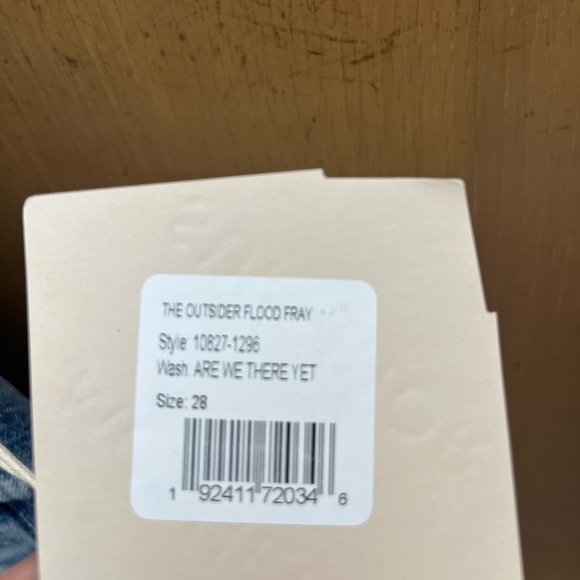 NWT Mother Denim The Dodger Flood Loose Fit Jeans in Mediterranean Muse Blue 28 - Picture 7 of 8